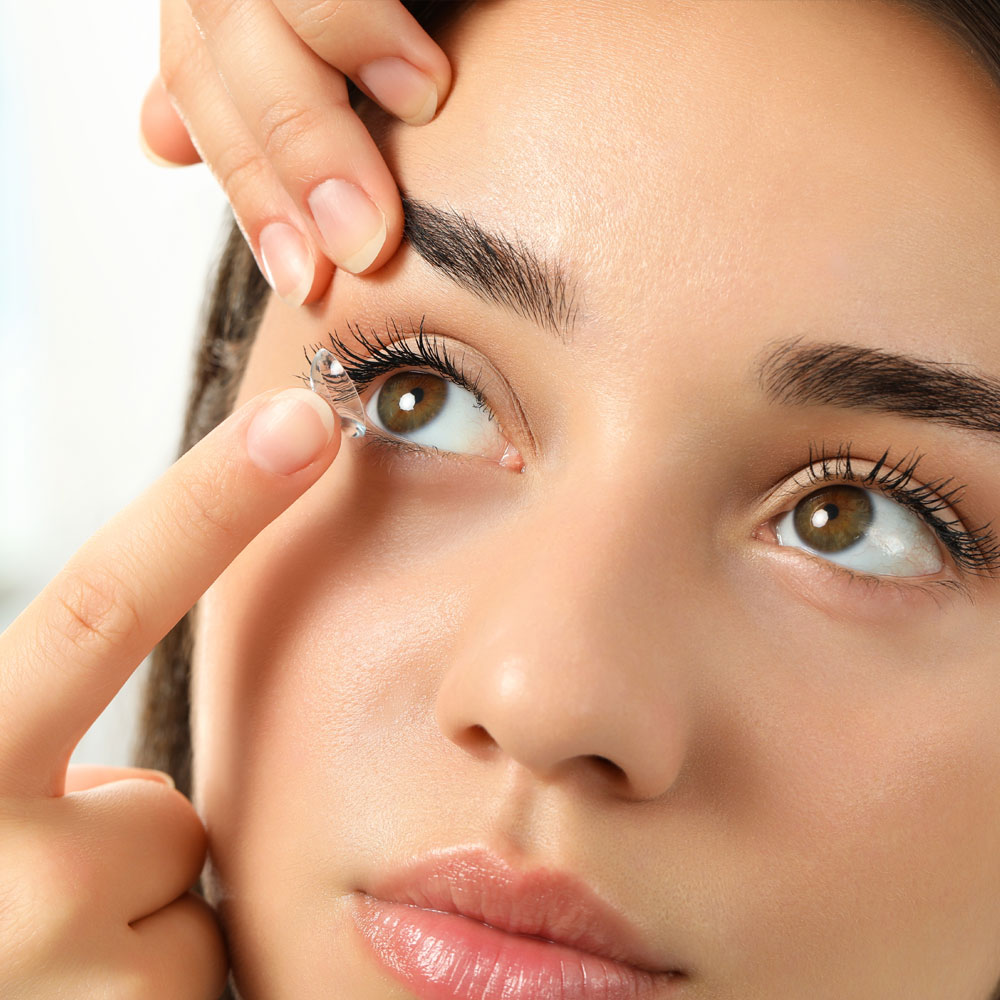 Contact lenses in Spring